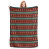 Canyon Navajo Rust Blanket Breathable Fleece Sofa Throw Blanket for Couch Bedding Travel Throws Bedspread Quilt