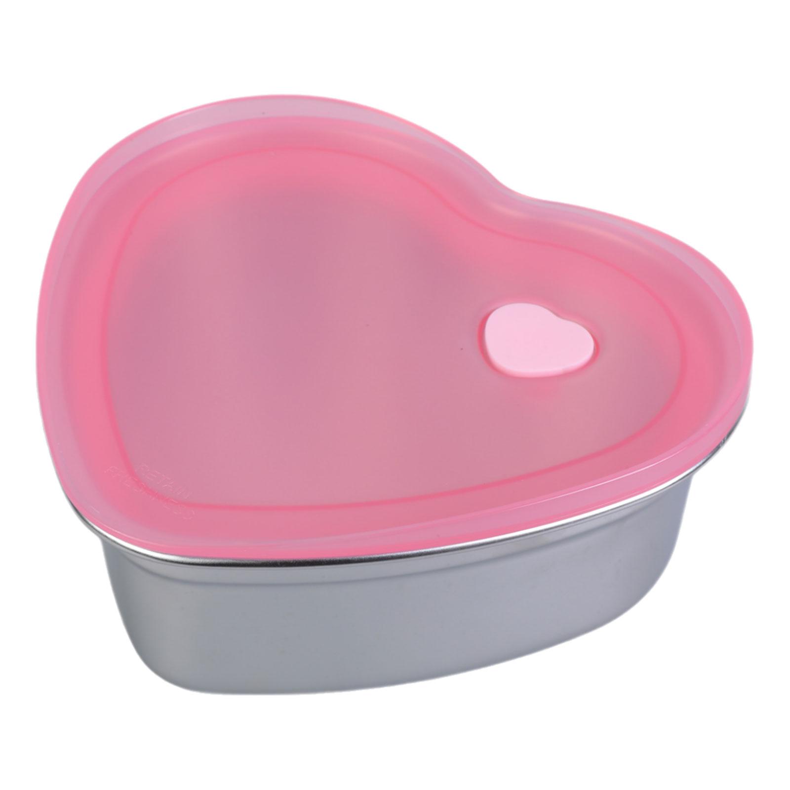 

Ваза для десерта из нержавеющей стали, эффективный держатель для упаковки торта в форме сердца, элегантный контейнер для клубничного торта B