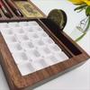 30.5cm Wooden Pigments Desktop Tray Art Tools Storage Rack Sketching Painting Water Color Sub-package Paintbrush Storage Plate