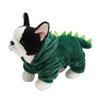 Dog Dinosaur Design Costume Dog Clothes Cat Hoodies Soft Breathable Pet Dinosaur Cosplay Hooded Coat For Medium Small Puppy Cat