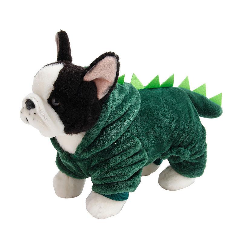 Dog Dinosaur Design Costume Dog Clothes Cat Hoodies Soft Breathable Pet Dinosaur Cosplay Hooded Coat For Medium Small Puppy Cat
