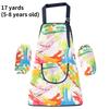 Kids Aprons For Cooking Adjustable Bib With Sleeves Kids Aprons Painting For Boys Girls Ages 2-12 Baking Cooking Classroom Home