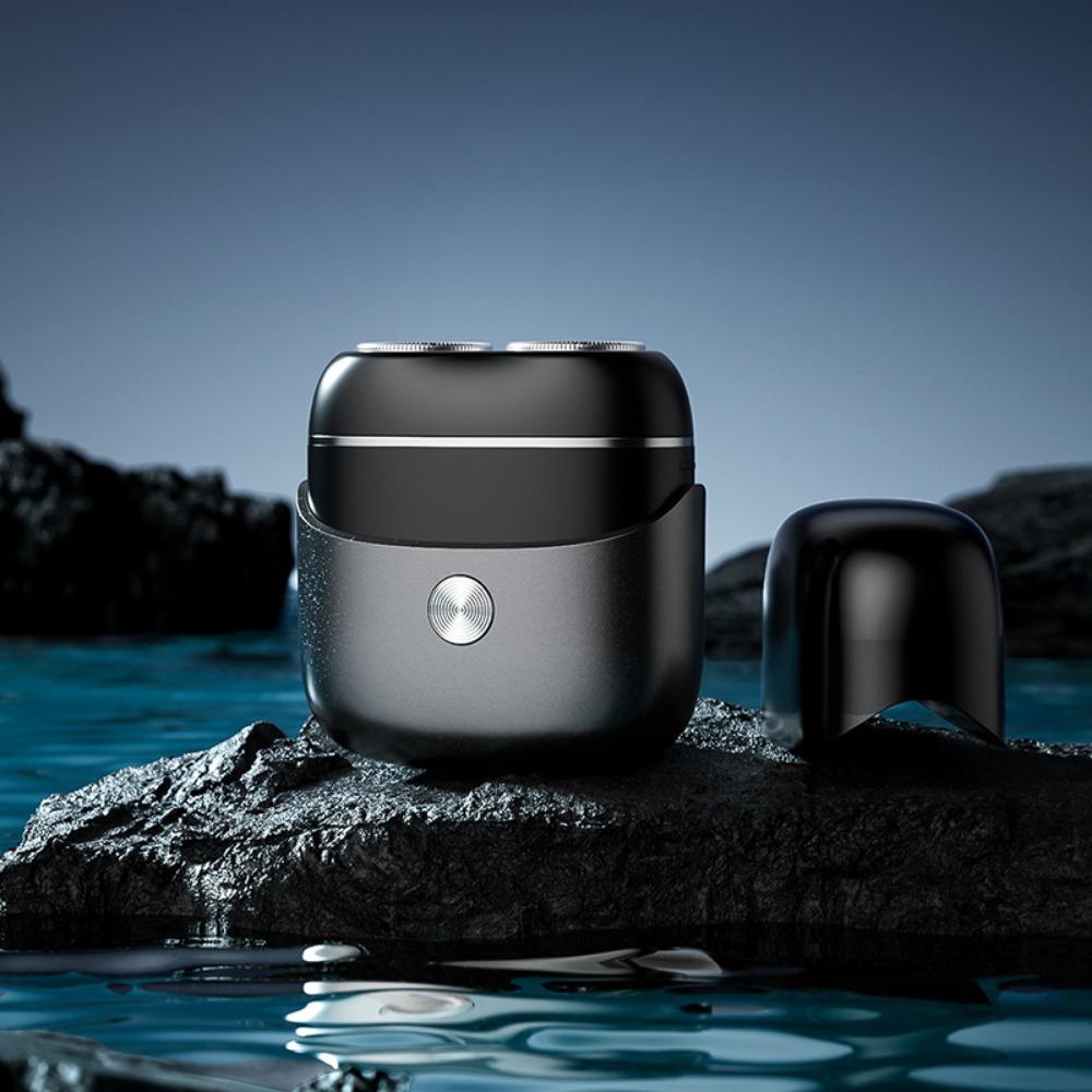 Magnetic Head Portable Rotating Razor Rotating Design Beard Razor Shaving Machine Household Use