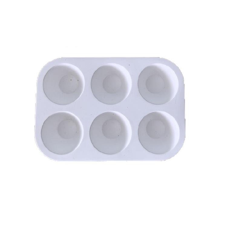 Food Safe Silicone Easters Eggs Tray Mould with 6 Compartments Ideal for Holiday Craft Easy Decorating and Art Projects