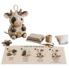 Handmade DIY Patchwork Animal Kit Vintage DIY Craft Set Hand Sewing Kit  Travel Activity