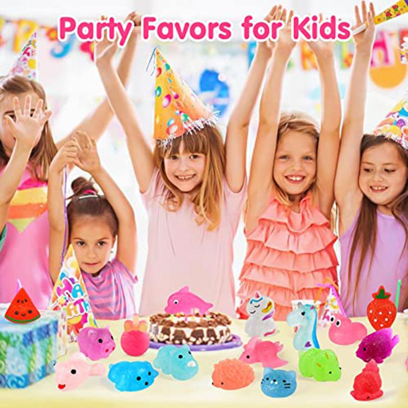 10/30/50 PEZZI Giocattoli Mochi Squishy Glitterati Kawaii Moda Giocattoli da Spremere Bomboniere per Bambini Adulti Giocattolo Anti-Stress Premi di Classe