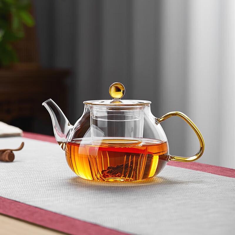 Heat-Resistant Glass Teapot with Filter