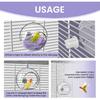 Bird Nest for Cage,Parakeet Nest,Small Bird House,Transparent Can Be Observed,Bite-Proof Can Be Hung in The Bird Cage with Cotton Pads Suitable for
