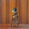 Detailed Miniature Phonograph Dollhouses Display Enhances Living Room Pretend Play Accessories