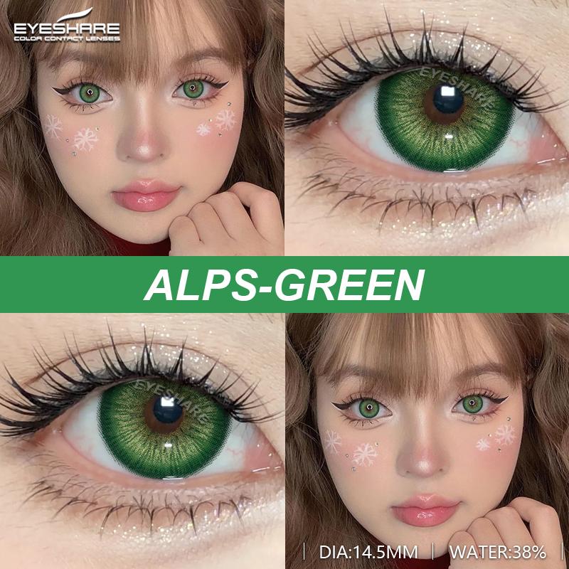 Eyeshare Neue Mode Farbige Kontaktlinsen Dunkelblaue Kontaktlinsen Grüne Schöne Linsen Braune Kontaktlinsen Graue Weiche Linsen 1 Paar