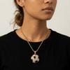 Rhinestone Football Pendant Choker Jewelry Soccer Necklace Creative Football Necklace  Men