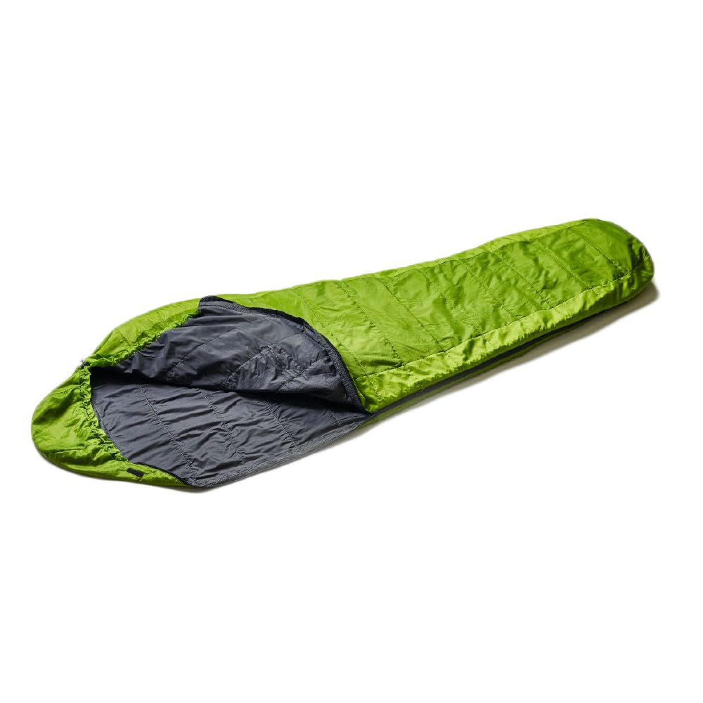 

ISUKA Sleeping Bag Ultra Light Green operating temperature 10 [Minimum degrees]