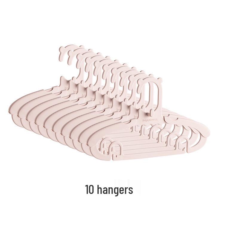 Custom Children's Multi-functional Retractable Hanger with Trouser Clips