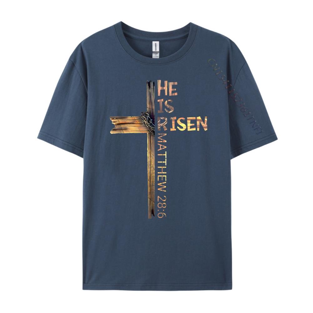 

He Is Risen Matthew Graphic Tees Unisex s T-Shirts Christmas Streetwear Camisetas De Hombre Luxury Designer Unisexs Short Sleeve 4XL