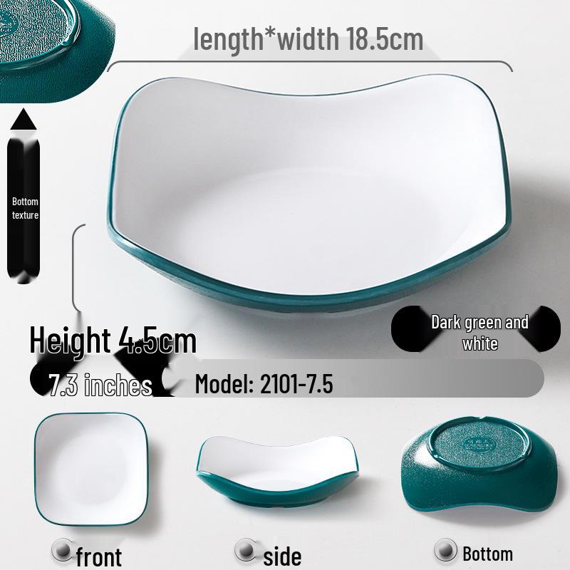 Melamine KTV Restaurant Snack & Dipping Plate - Creative Cold Dish, Imitation Porcelain