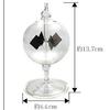 Scigeek Radiometer Solar Windmill Glass Decorative Office Desk Ornament [Scandinavian Style Gift]