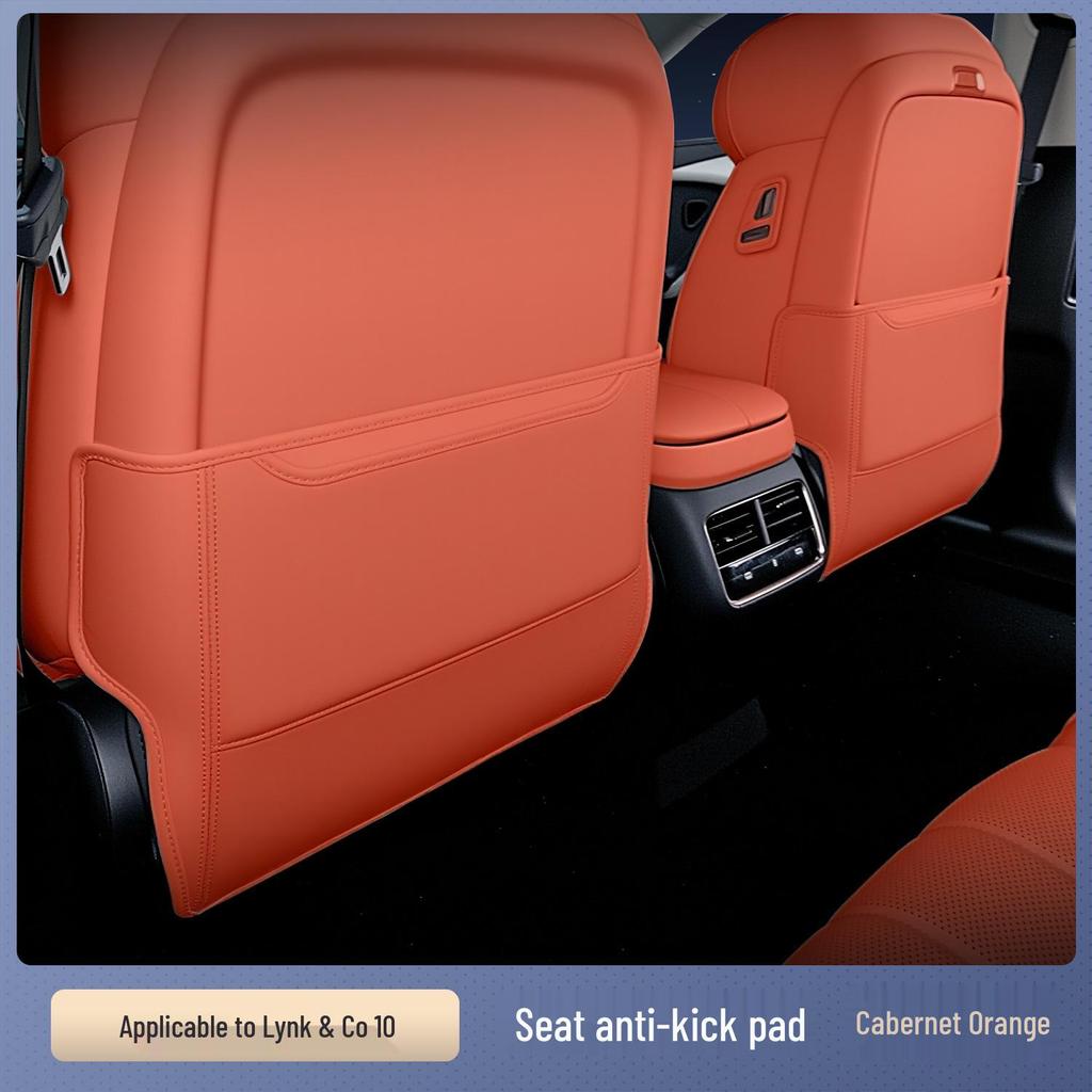 Lynk & Co 10emp Rear Seat Kick Mats for Lynk EM-P - Decorative Backrest Accessories.