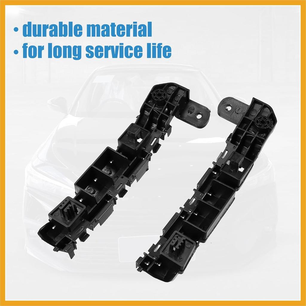 1 Pair Left Right Side Car Front Bumper Mounting Support Bracket for Honda HRV 2016-2021 Replacement