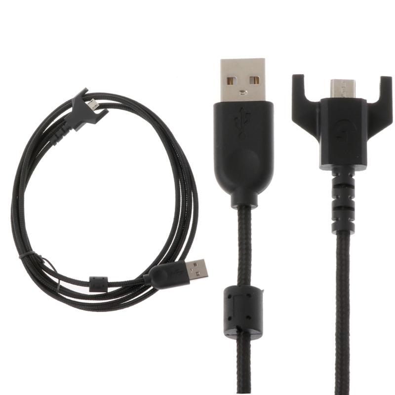 Charing Cable Compatible for G403 G703 G903 G900 G533 G633 G933 USB Charger Black Gaming Mouse Charge Accessory Durable