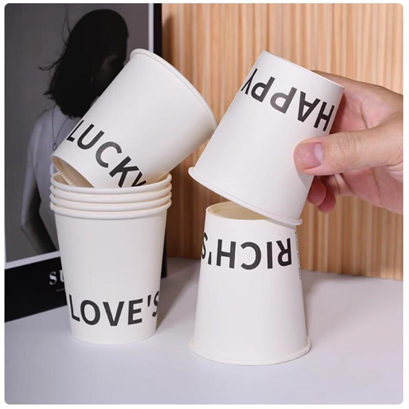 Saintbilai Thickened Cartoon Disposable Paper Cups