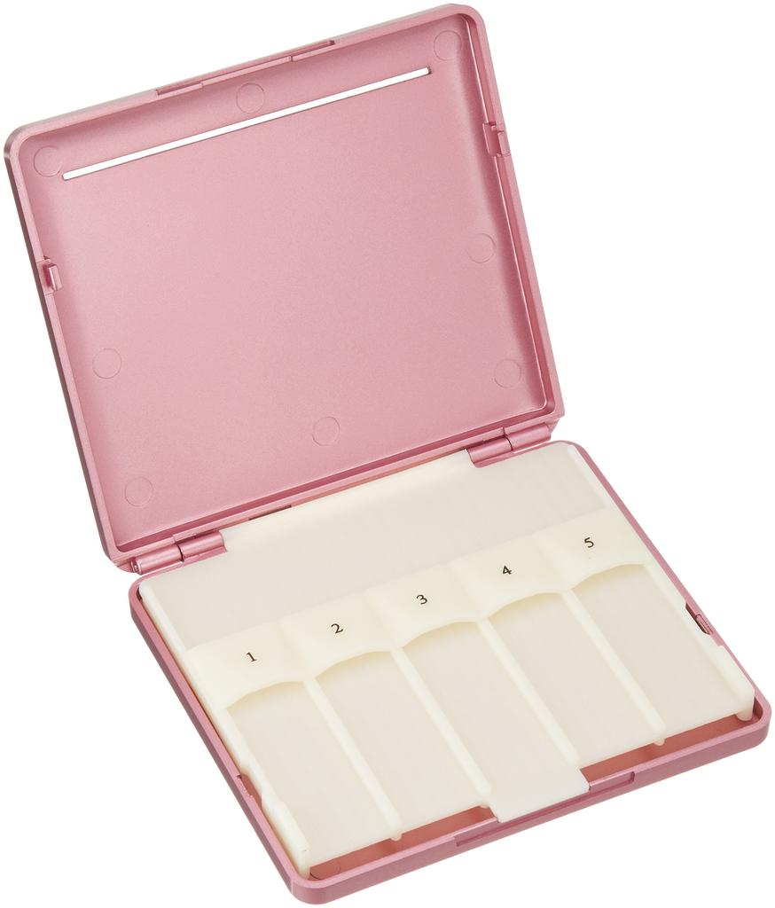 Nonaka Plastic Reed Case for Tenor Saxophone and Bass Selmer Holds 10 Sakura Pink Clarinet, Logo, Reeds, Color