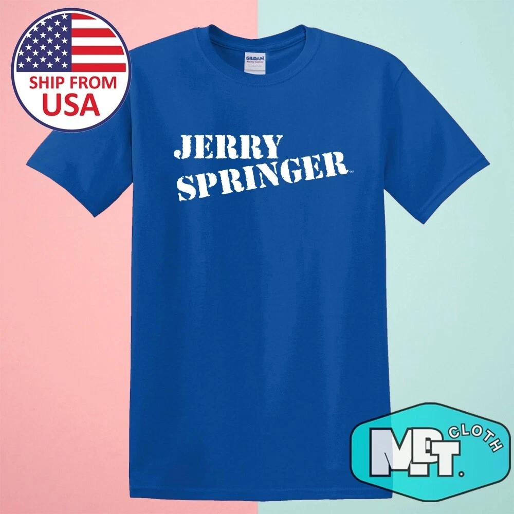 Jerry Springer Tv Show Men s Blue Size S-5XL XL