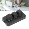 USB Wired 3 Key Keyboard Customize Programmable 3 Key Mechanical Keypad for PC Video Game