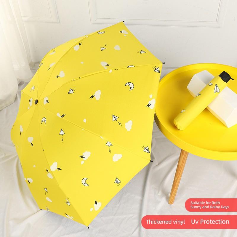 Fully Automatic Large Umbrella for Men and Women, Dual-Use for Sun and Rain, Sunshade Umbrella, Uv Protection, with Logo Printing