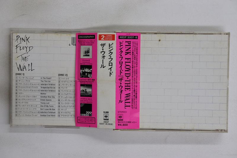 CD PINK FLOYD Wall 48DP50078 CBS SONY 1988 Japan Obi Rock Used