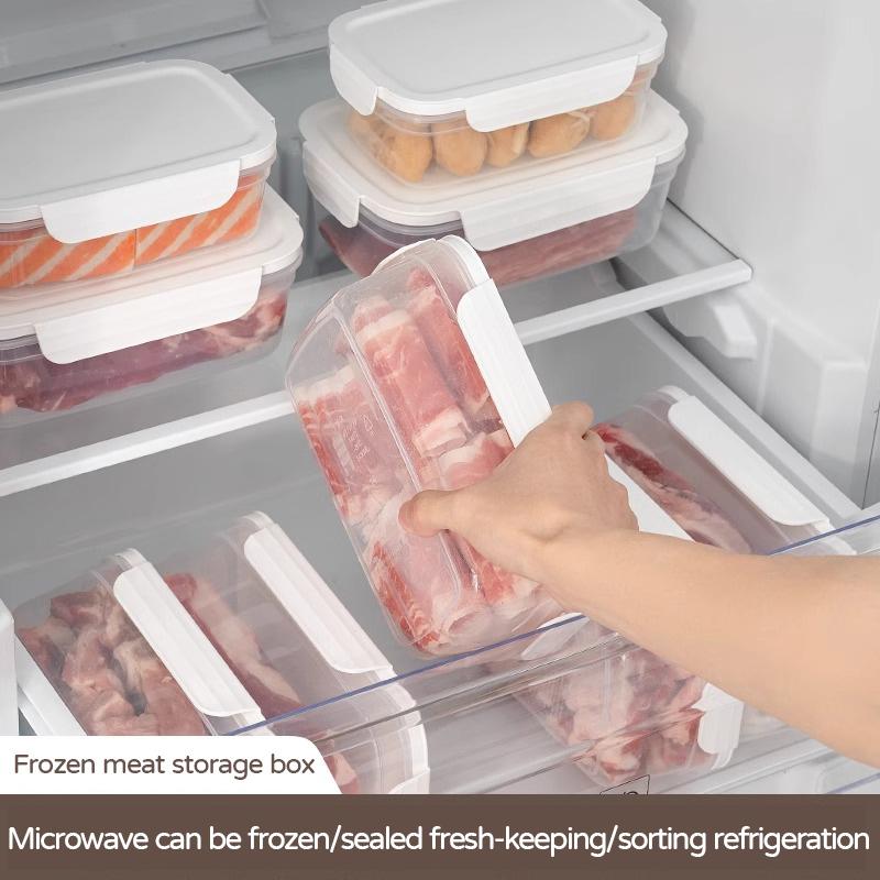 

850ml+1400ml/28.75oz+47.35oz food grade frozen preservation storage card plastic box