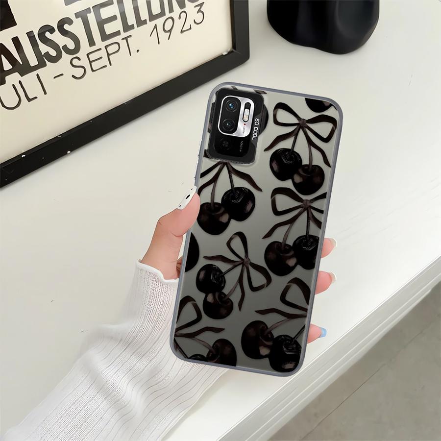Case for Xiaomi Poco X3 NFC X3 Pro C50 C61 C51 Phone Cover Stylish Cherry Pattern