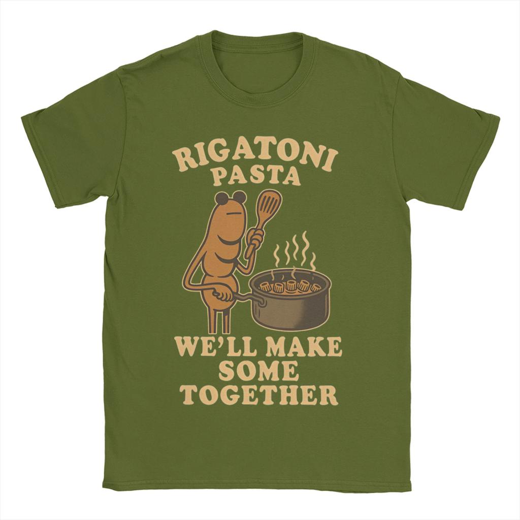 Rigatoni Pasta We Ll Make Some Together T Shirts Men Women 100 Cotton Vintage TShirts Marcus The Worm Tees Clothing Gift Idea