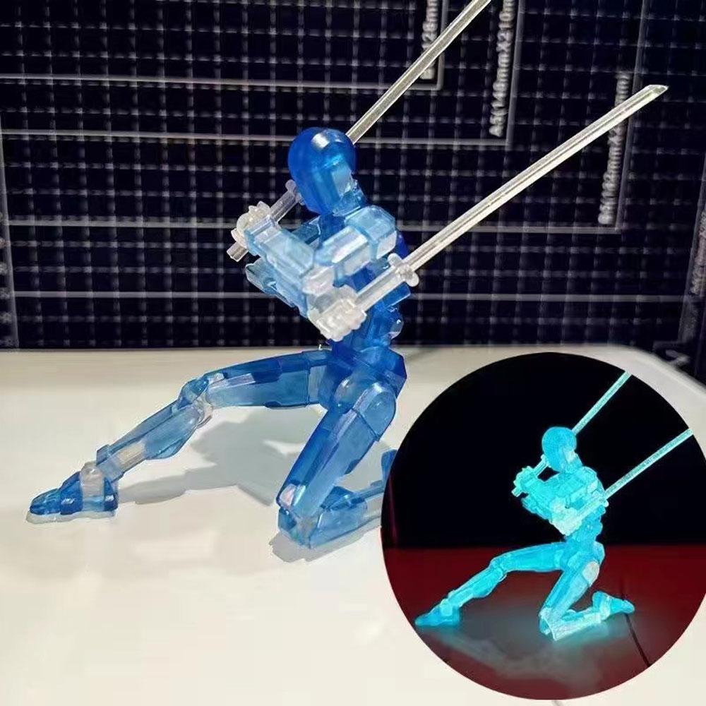 1Pc Action Figure Titan Multi-Jointed Movable Shapeshift Robot T13 Action Mannequin Character and Dog Figure Toys Gifts for Kids