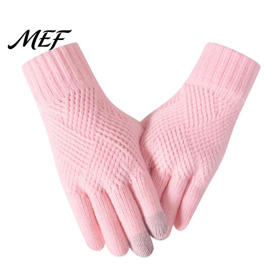 Anti Pilling Thermal Gloves for Winter Knitted Touchscreen Men Women, Warm Gloves, Thickened Conductive Fingertip Smartphone Plush Lining Mittens Cold