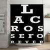 Black/White Color Blindness Shower Curtain Eye Chart Design For Bathroom Decor Universal Fit, Durable Water-Resistant Fabric Cov