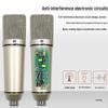 U87 Large Diaphragm 48V Condenser Microphone for Recording, Conferences, Singing, and Live Broadcasts - All-Metal Design
