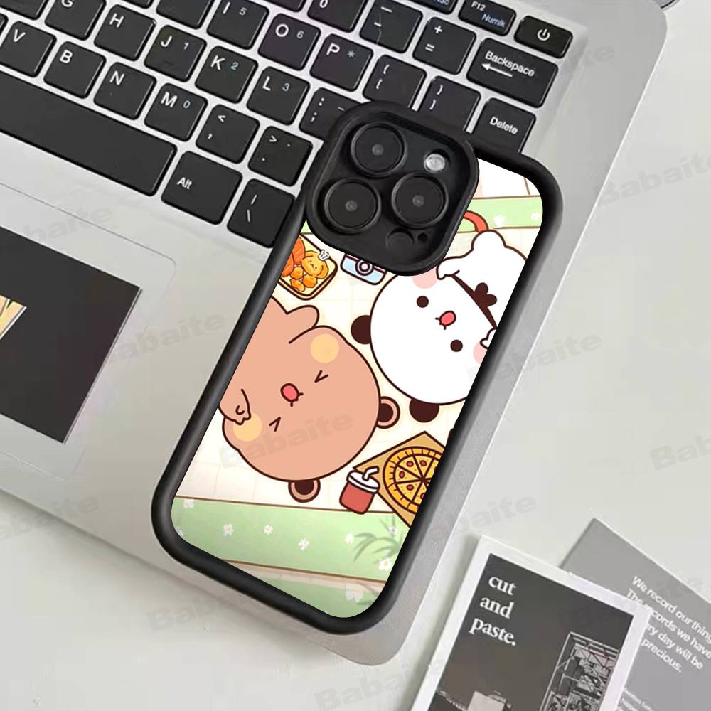 

Чехол для телефона с персонажами Бубу и Дуду для iPhone 17 16 15 14 13 12 11 Pro Max Plus Силиконовый противоударный чехол iPhone 15 plus