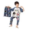 Boys Cotton Pajama Set Short Sleeve Long Pants Shorts Sleepwear Kids Ages 8