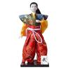 Traditional Japanese Samurais Dolls with Kimonos Figurine In Kimonos for Decoration