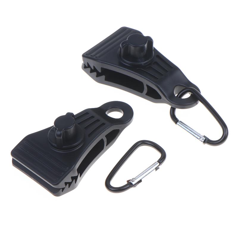 5 Set Outdoor Tent Clip Windproof Fixing Clips Camping Heavy-Duty Tent Guy Line Hooks Tarpaulin Rope Fasteners For Tarps Awnings