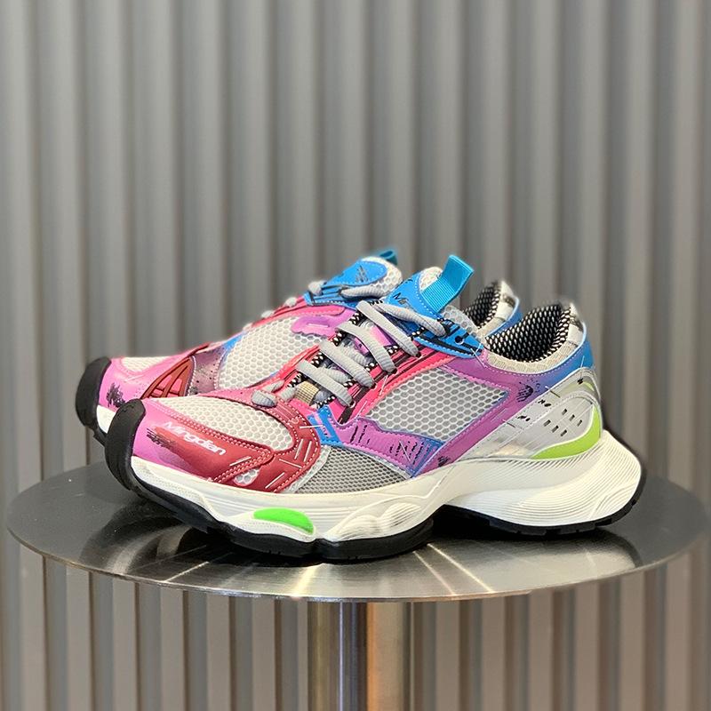 

Новые мужские и женские одинаковые ретро кроссовки на толстой подошве с увеличением роста, кроссовки для пары, кроссовки для папы 39