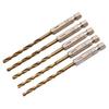 1/4 Inch Hex Shank Drill Bits 5pcs HSS Set 1 5 6 5mm Reliable Performance