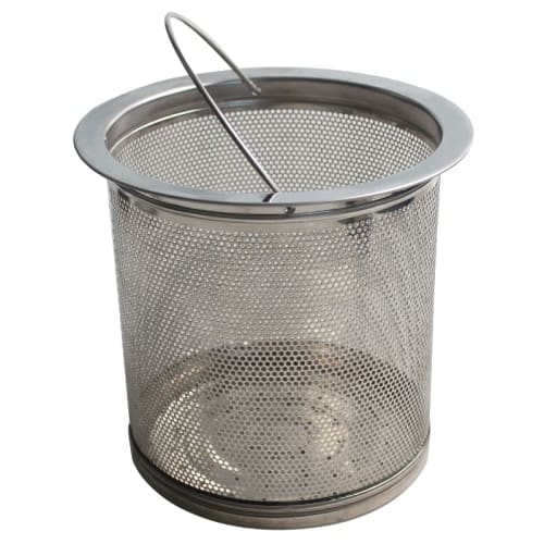 Talea Perforated Drain, 13.4cm Diameter X 12.7cm Height, Stainless Steel Drain Garbage Disposal, QS093C010