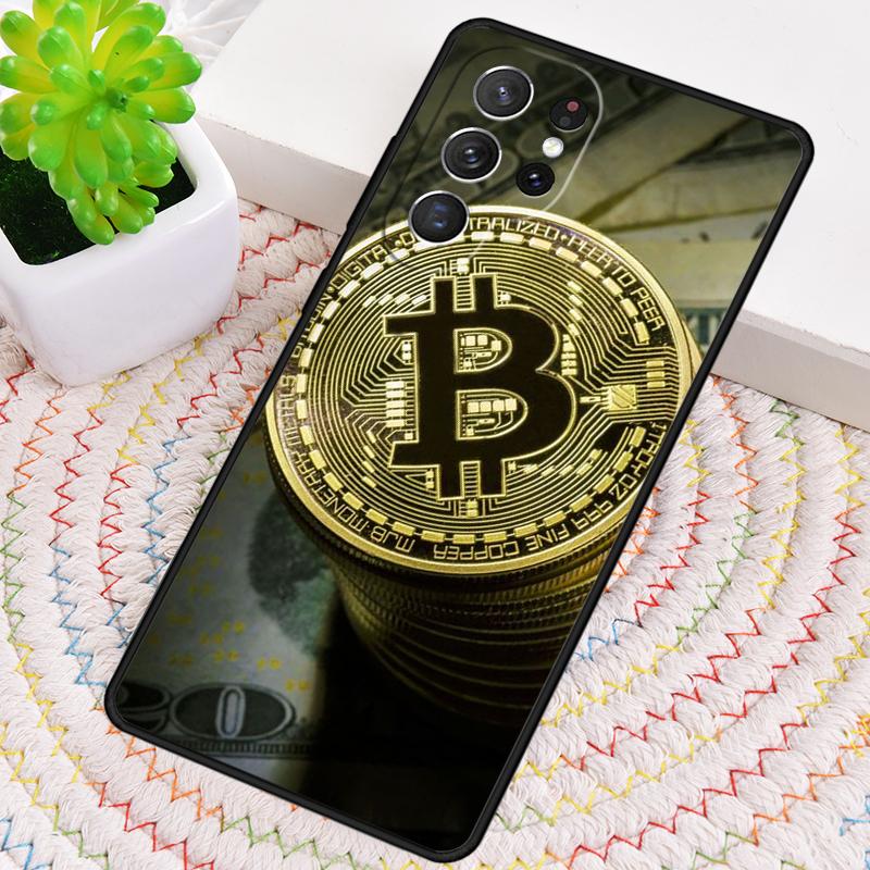 Bitcoin BTC Phone Case for Samsung Galaxy Note 10 Pro S26 Ultra S23 S24 FE S25 S21 S22 PLUS Shockproof Cove