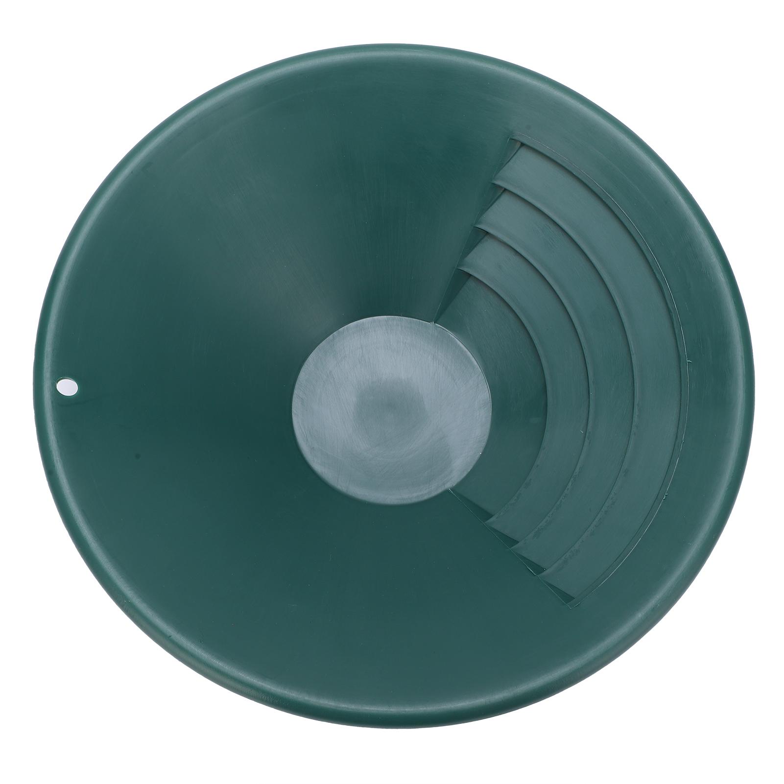 Gouden Waspan, Gouden Zeefbak, Goudpanningstool, 260mm Gouden Panning Pan ABS Gouden Zeef Classificeerder Waszeefbak Accessoire Groen