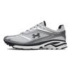 Under Armour Apparition Fashion Trend Leather Abrasion Resistant Low top Casual Running Shoes Men's Silver 3027595-106