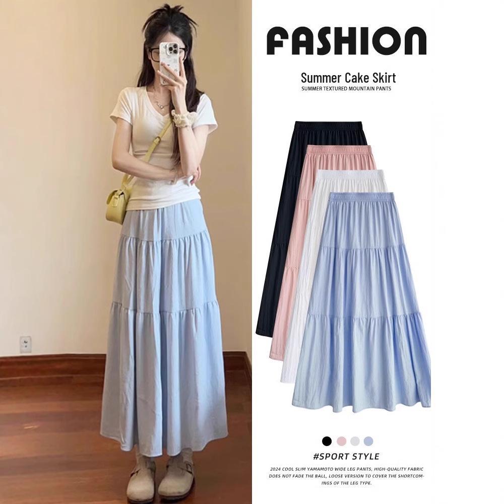 

Women s High Waist Midi White A-Line Skirt - Slimming Ballet Style for Spring/Autumn 2025 XL (126-145 lbs)