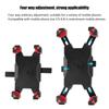 One Key Lock E-bike Phone Mount Fits 3.5-6.8 Inches Cycling Navigation Bracket  Bike Handlebar