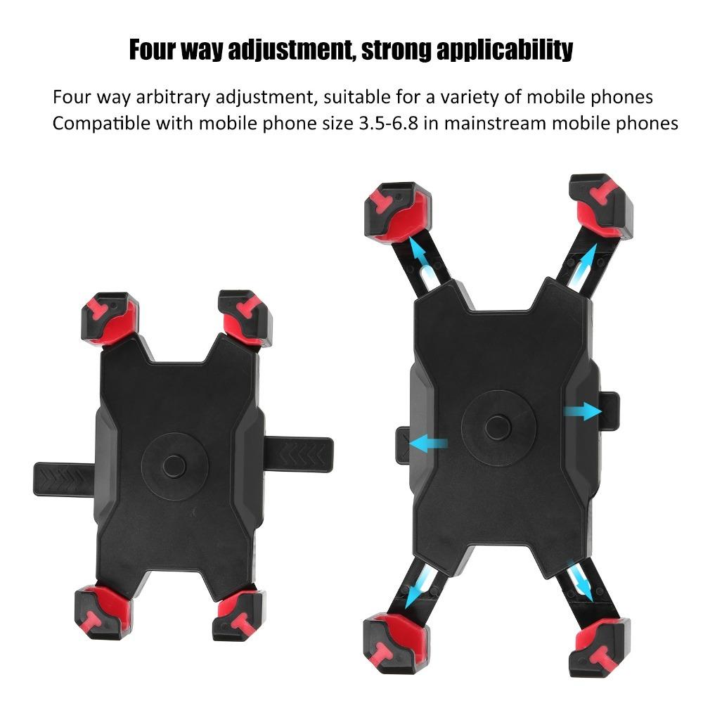 One Key Lock E-bike Phone Mount Fits 3.5-6.8 Inches Cycling Navigation Bracket  Bike Handlebar