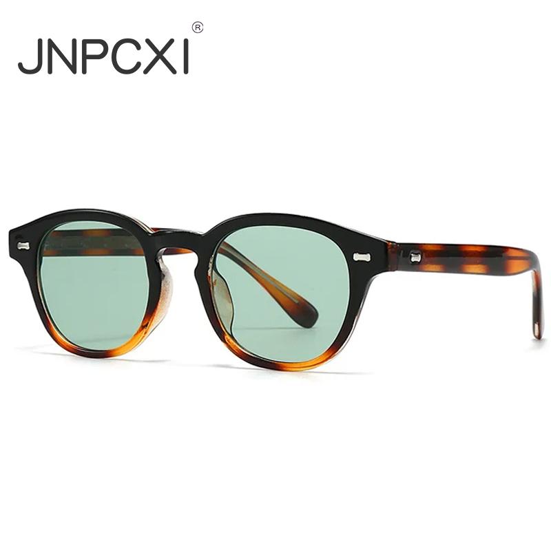  Quality Ins Popular Fashion Women Luxury Sunglasses Round Punk Retro Rivets Shades UV400 Sun Glasses
